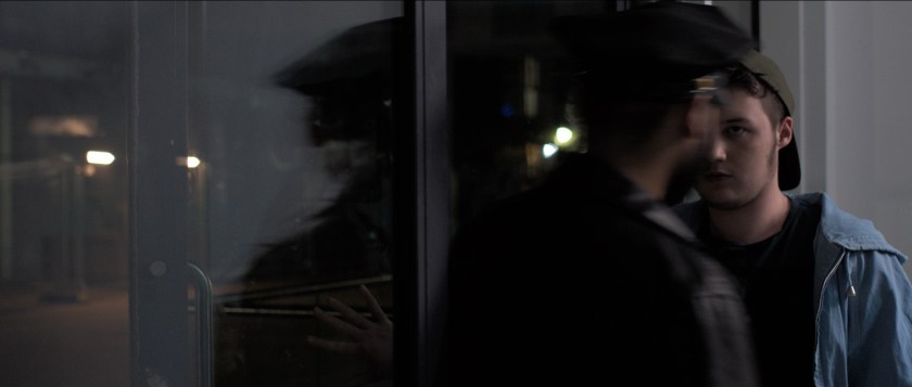 The Grindr date passes Orin at the front door.